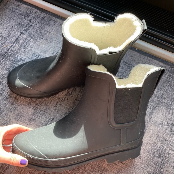 NEW! Jcrew lined rain boots - Picture 1 of 2